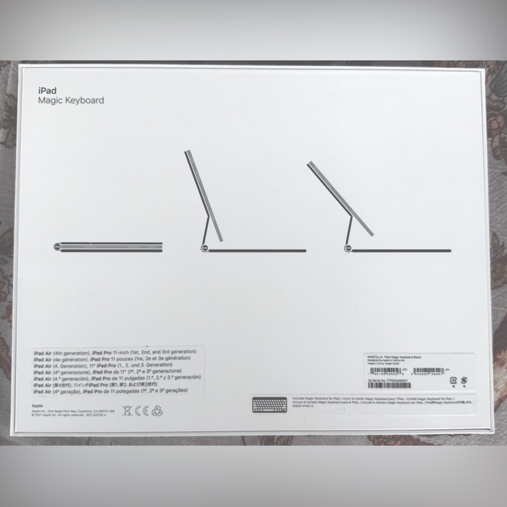 Apple iPad Magic Keyboard Black productivity A2261 - Picture 6 of 7